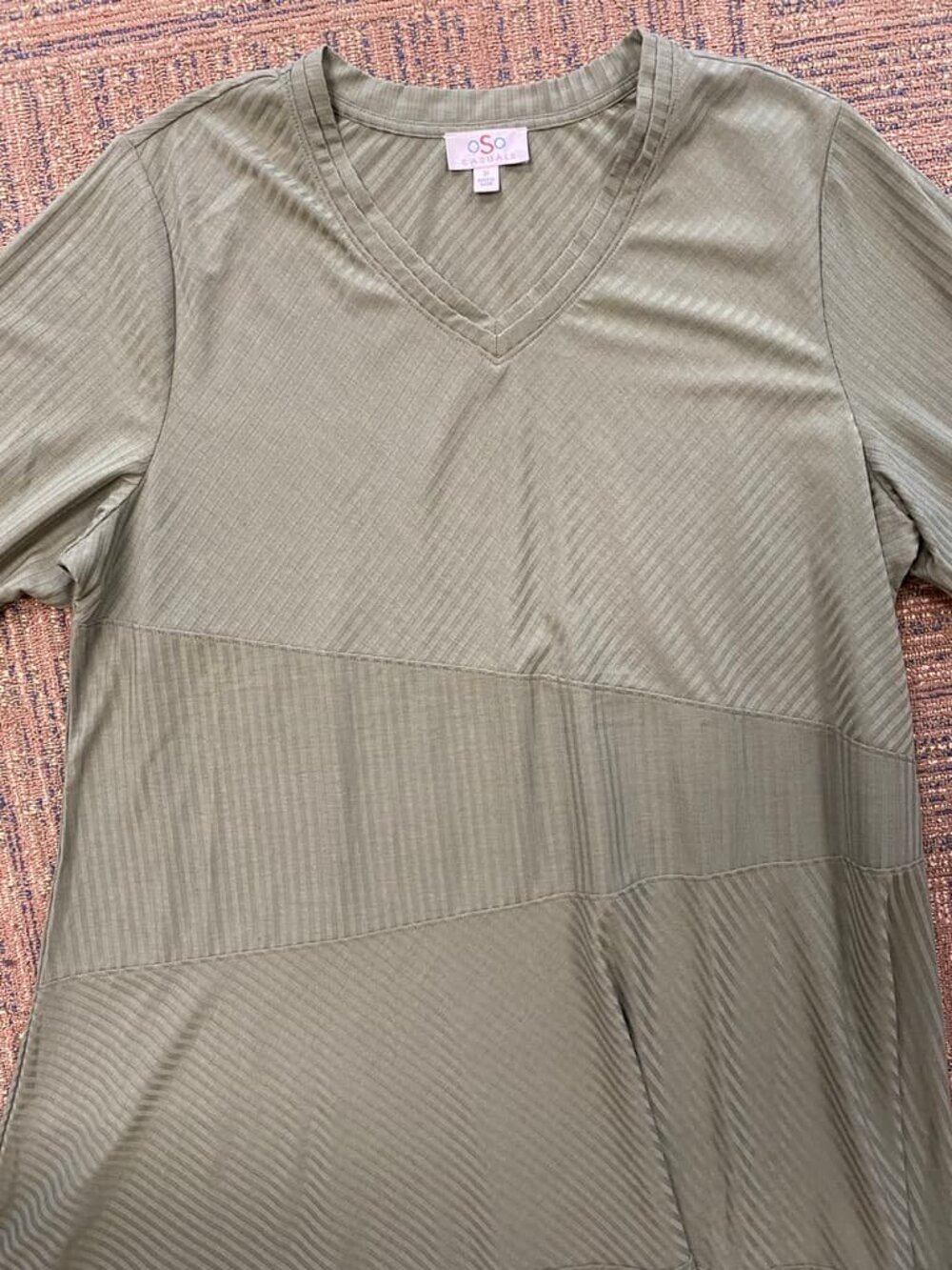 green tunic dress